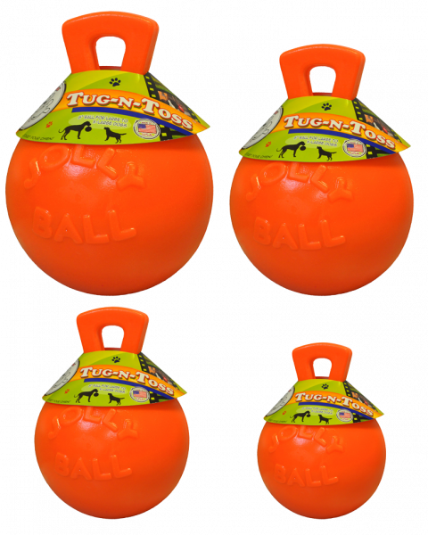Jolly Tug-N-Toss 15 Cm Oranje (Vanillegeur)