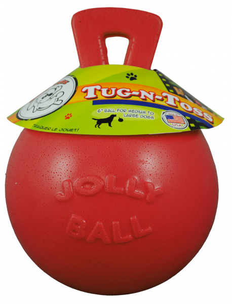 Jolly Tug-N-Toss 25 Cm Rood