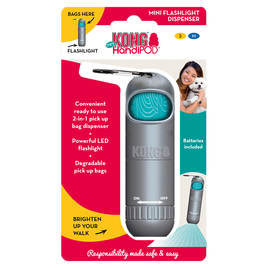 Afbeelding Kong HandiPOD Mini Flashlight Dispenser - Poepzakjes Houder Per stuk door K-9 Security dogs