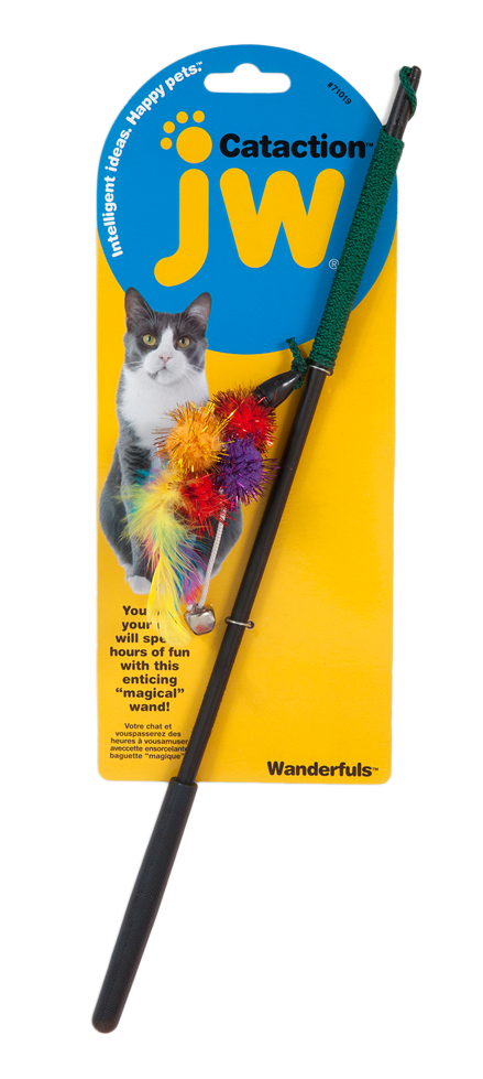 JW Cataction Black and White Bird Toy