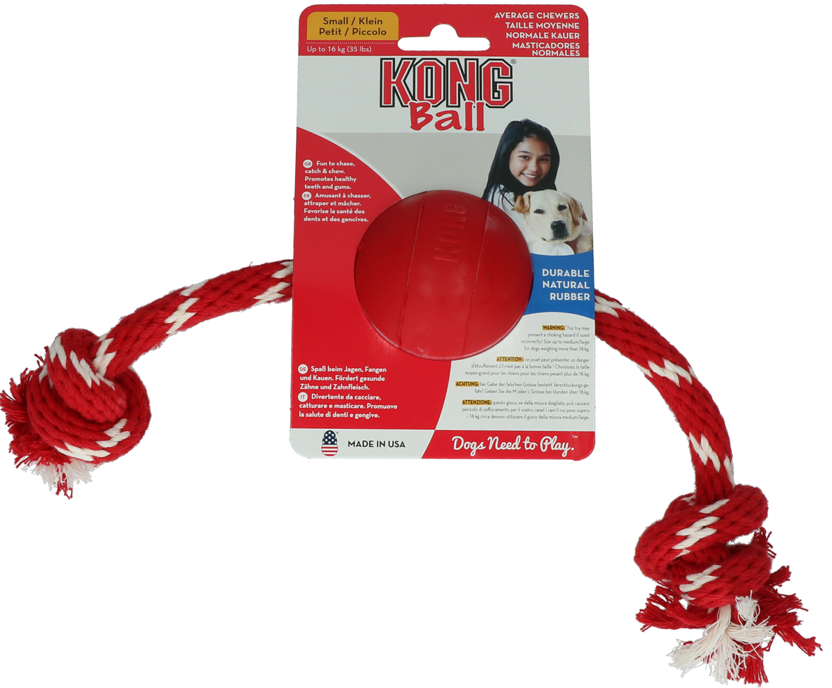 Kong Ball w"Rope Small