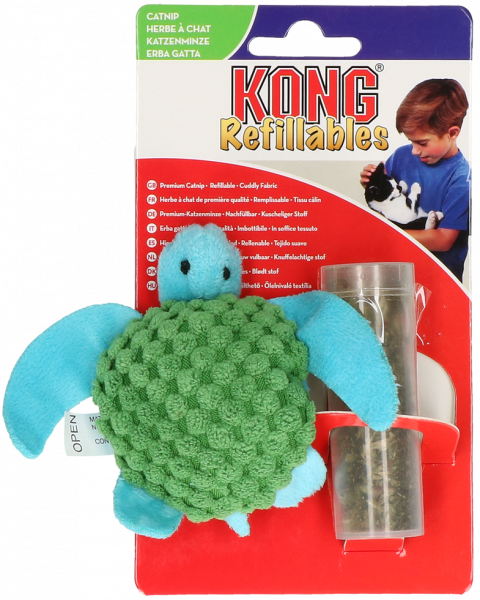 Kong Cat Refillable Catnip Turtle