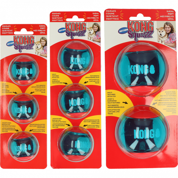 Kong Squeezz Action Red Medium