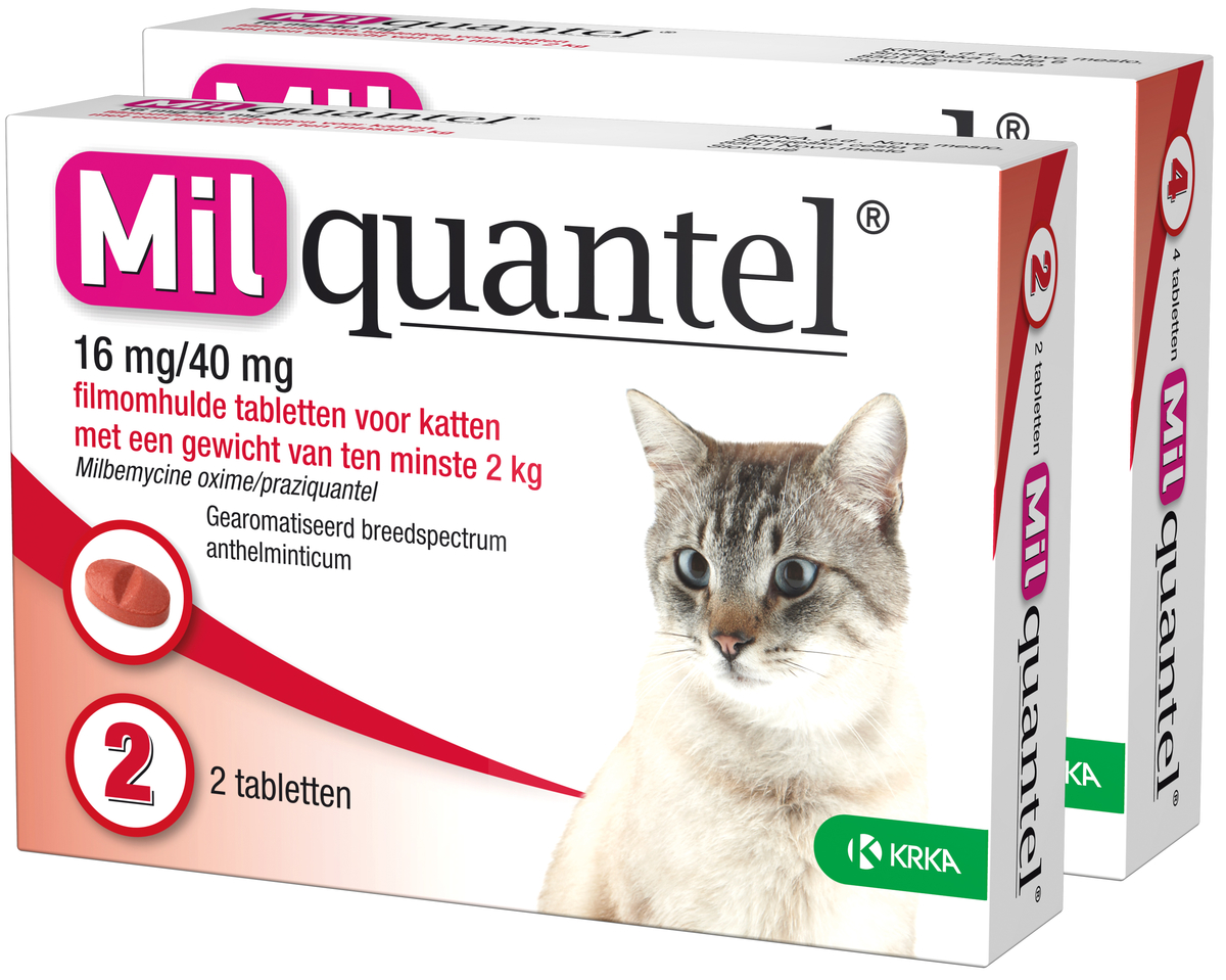 Afbeelding Milquantel Kleine Kat/Kitten (4 mg) - 4 tabletten door K-9 Security dogs