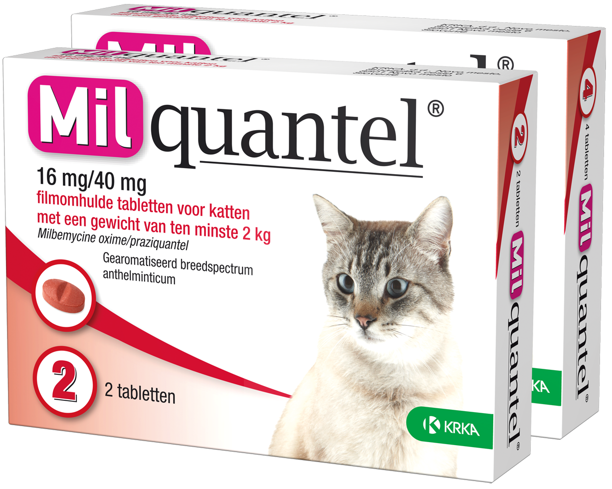 Afbeelding Milquantel Grote Kat (16 mg) - 4 tabletten door K-9 Security dogs