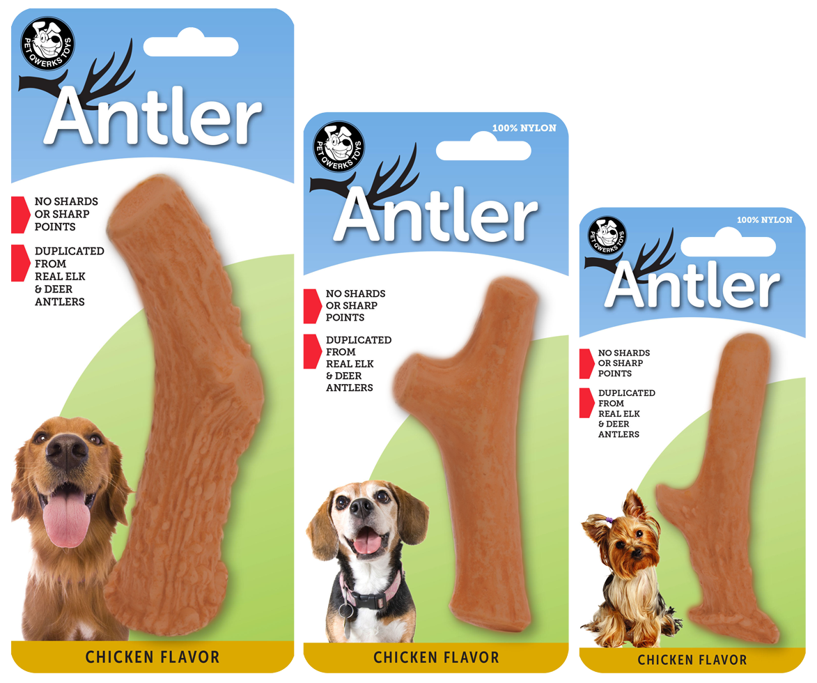 Pet Qwerks Nylon Chicken Antler M 12 Cm