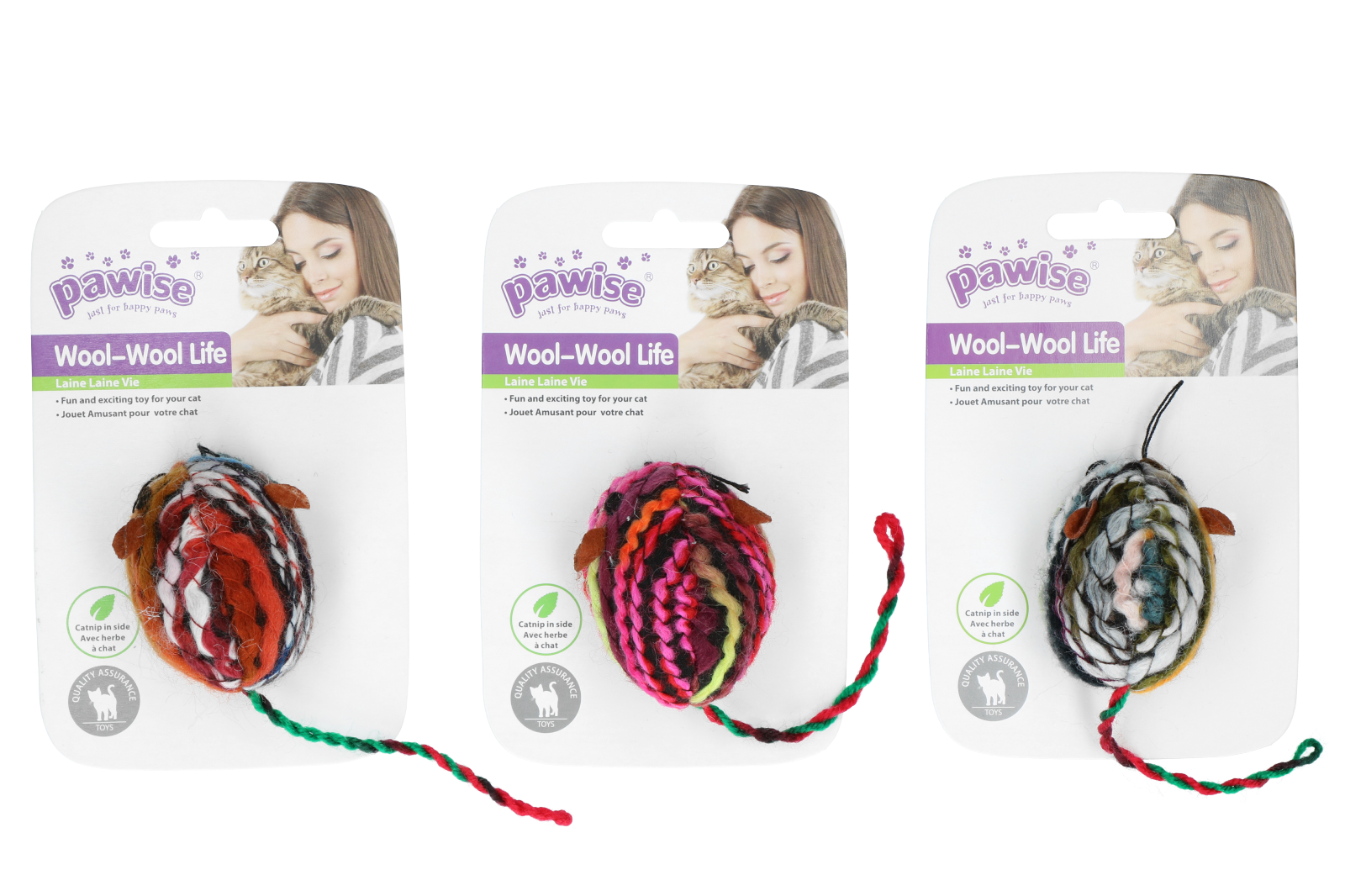 Pawise Meowmeow Life - Wool Mouse