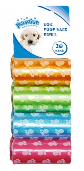Pawise Refill Poop Bag (8 Pack)