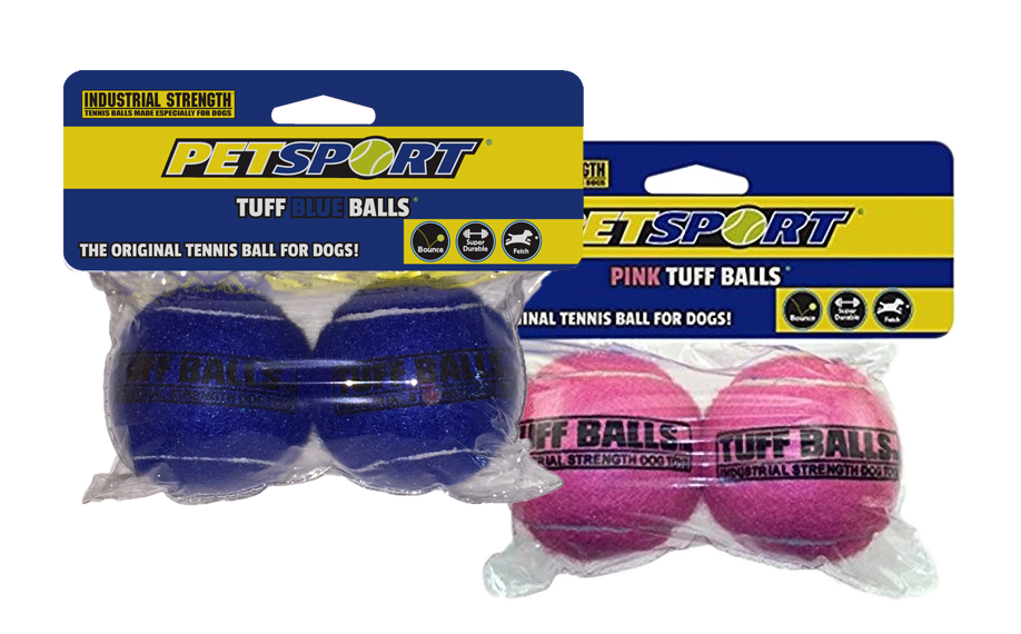 Tuff Blauwe Balls 6 Cm 2-Pack