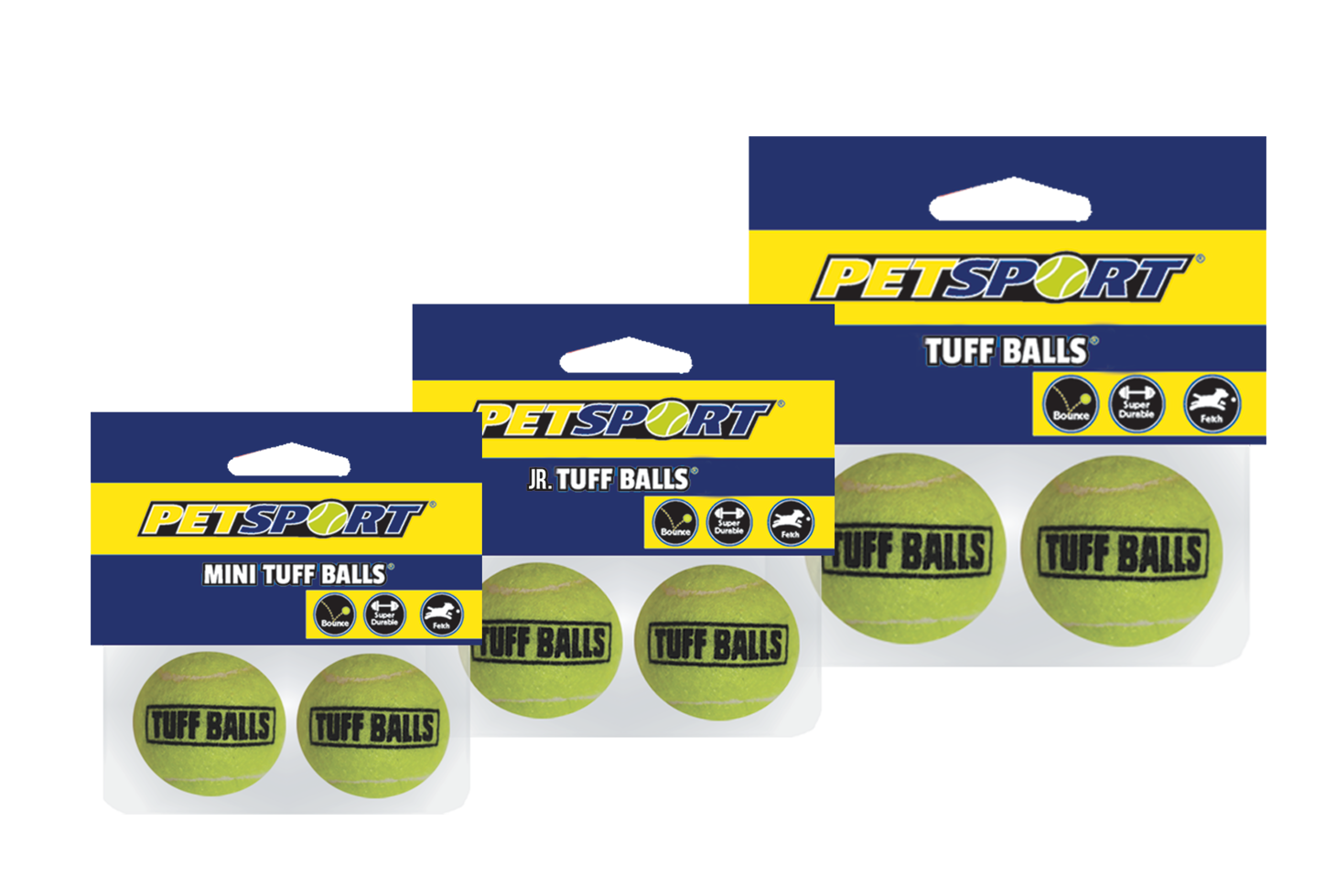 Afbeelding Tuff Balls 6 Cm 2-Pack door K-9 Security dogs