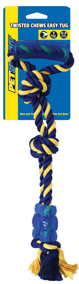 Twisted Monster 50Cm Rope W" Tpr Handle W" Tpr Bite Zone