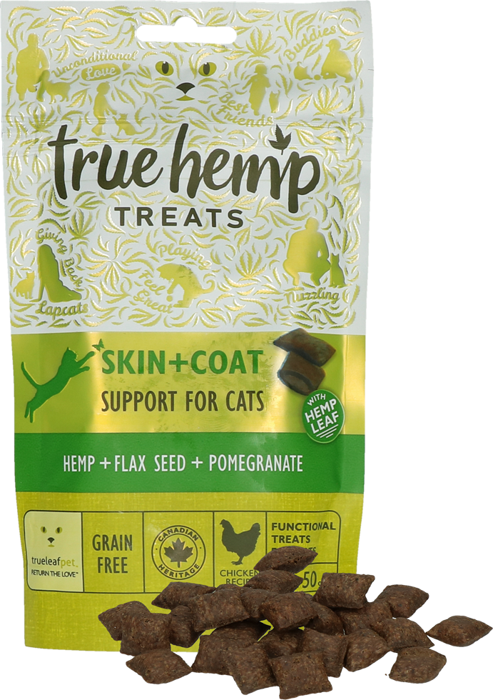 Afbeelding True Hemp Cat Skin & Coat - 80 gram door K-9 Security dogs