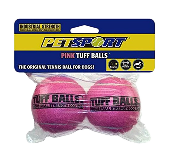 Afbeelding Tuff Balls 6 Cm Roze 2-Pack door K-9 Security dogs