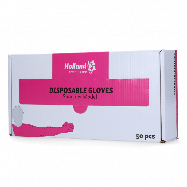 Wegwerp Handschoen Schoudermodel Roze