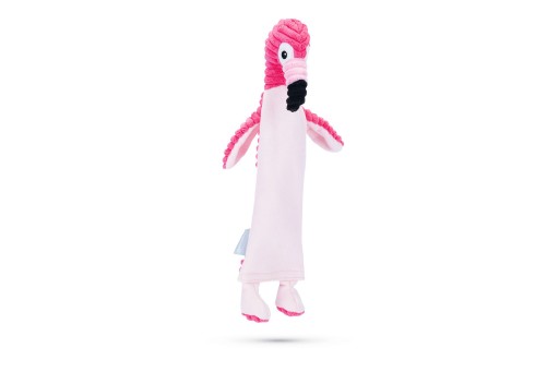 Afbeelding Beeztees Flatino Flamingo Idro - Hondenspeelgoed - Pluche - Roze - 41X24X11 door K-9 Security dogs