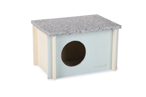 Afbeelding Beeztees Knaagdier Koelhuisje Cico - Knaagdier - Hout - Mint - 26X18X16 door K-9 Security dogs