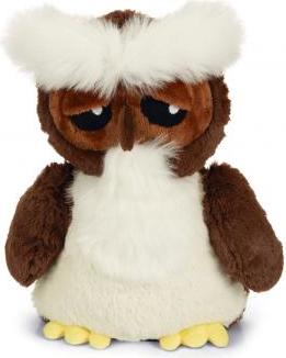 Beeztees Uil Sepp - Hondenspeelgoed - Pluche - Wit