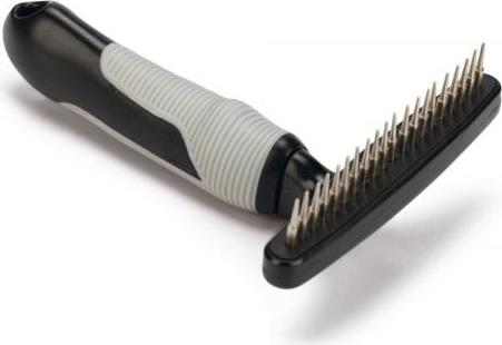 Beeztees Roskam Enkel Roterende Tand - Hondenverzorging - Zwart"Grijs - 15,5 cm