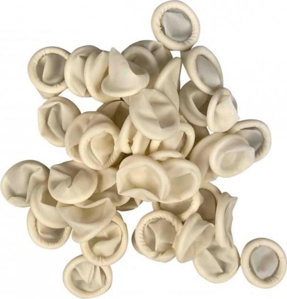 Vingerlingen latex 100 stuks, small afbeelding