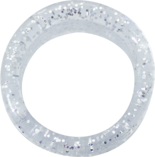 Silicone vinger inzetring, zilver afbeelding
