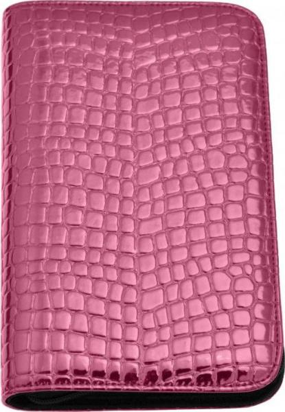 Scharenetui Aligator, roze afbeelding