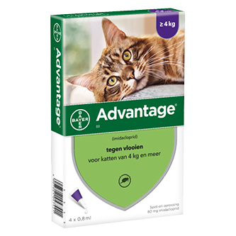 Afbeelding Advantage Nr. 80, Vlooienmiddel (vanaf 4kg) kat Per verpakking door K-9 Security dogs
