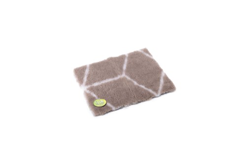 Afbeelding Beeztees Eco Vetbed Qub - Hondenmat - Bench - Beige"Wit - 49X36Cm door K-9 Security dogs