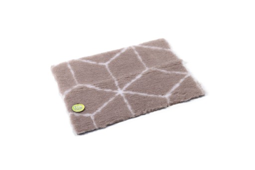 Afbeelding Beeztees Eco Vetbed Qub - Hondenmat - Bench - Beige"Wit - 78X55Cm door K-9 Security dogs