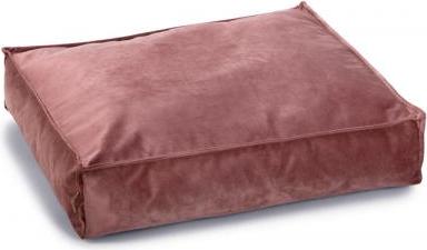 Designed by Lotte Nalino - Hondenkussen - Fluweel - Roze - 70x55x15 c cm afbeelding