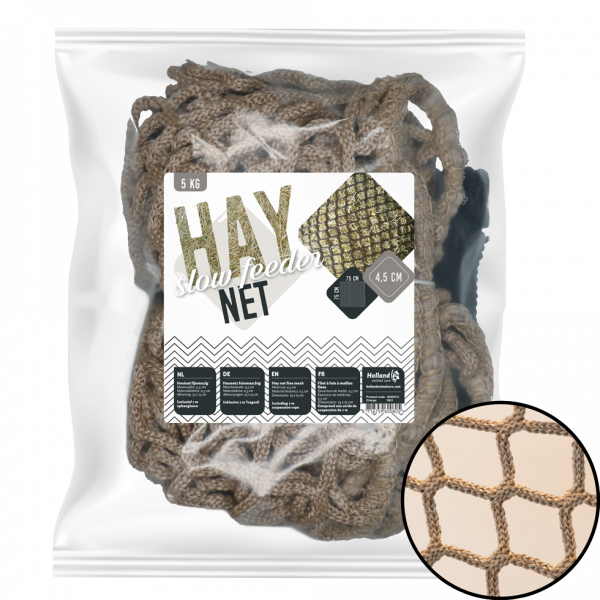 Excellent Hay Slowfeeder net 5 kg (5 mm dik, maaswijdte 45 mm)