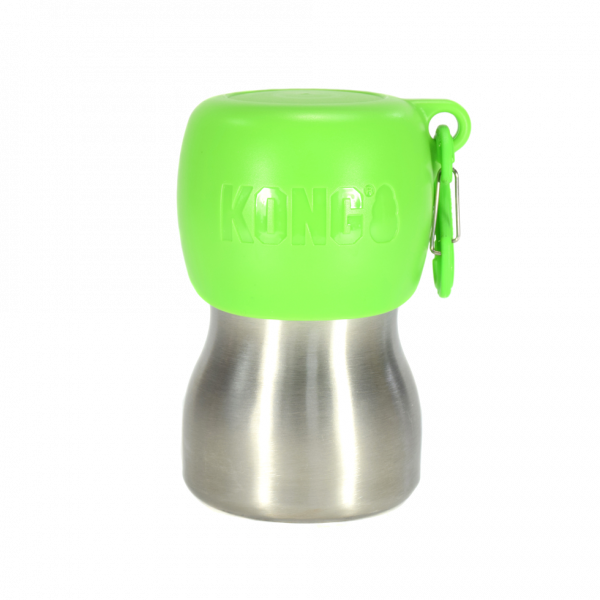 KONG H2O 255 ml rvs waterfles groen