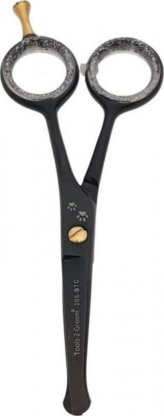 205-BTC Black Edge potenschaar gebogen 5 inch