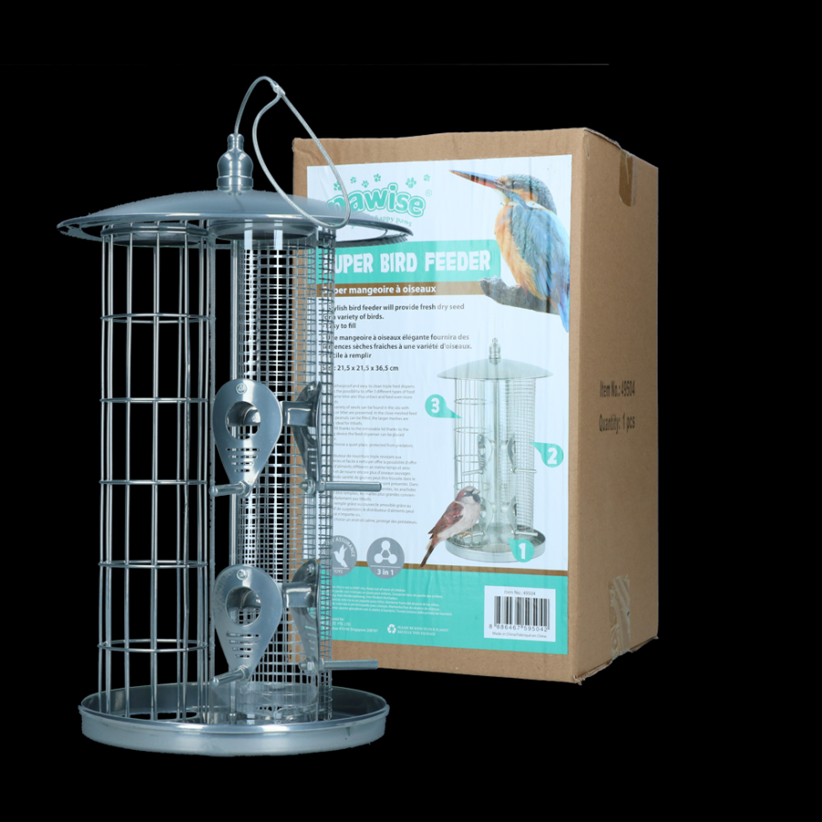 Pawise Triple Bird Feeder