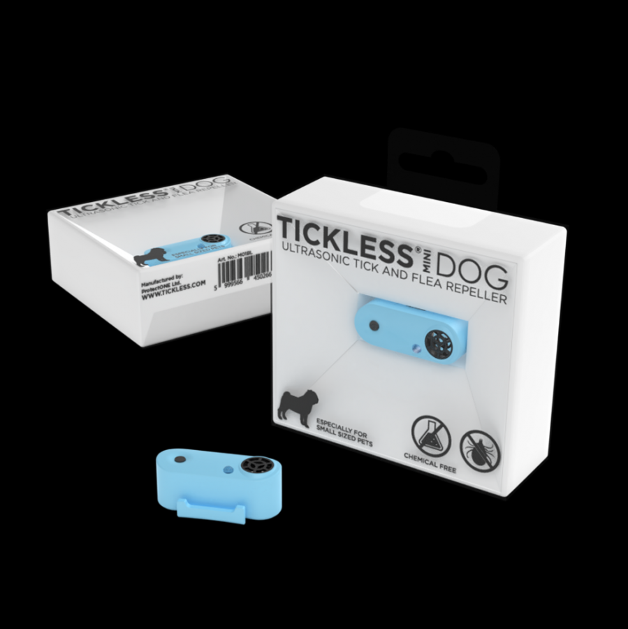 Tickless Mini Dog Blauw oplaadbaar