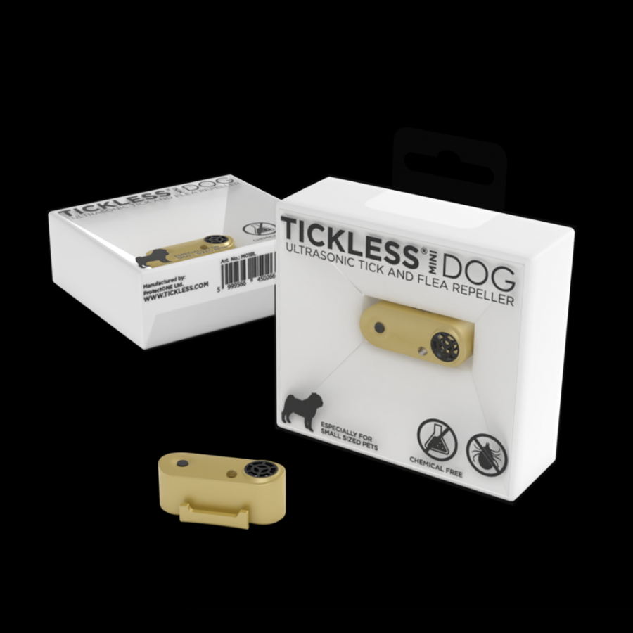 Tickless Mini Dog Goud oplaadbaar