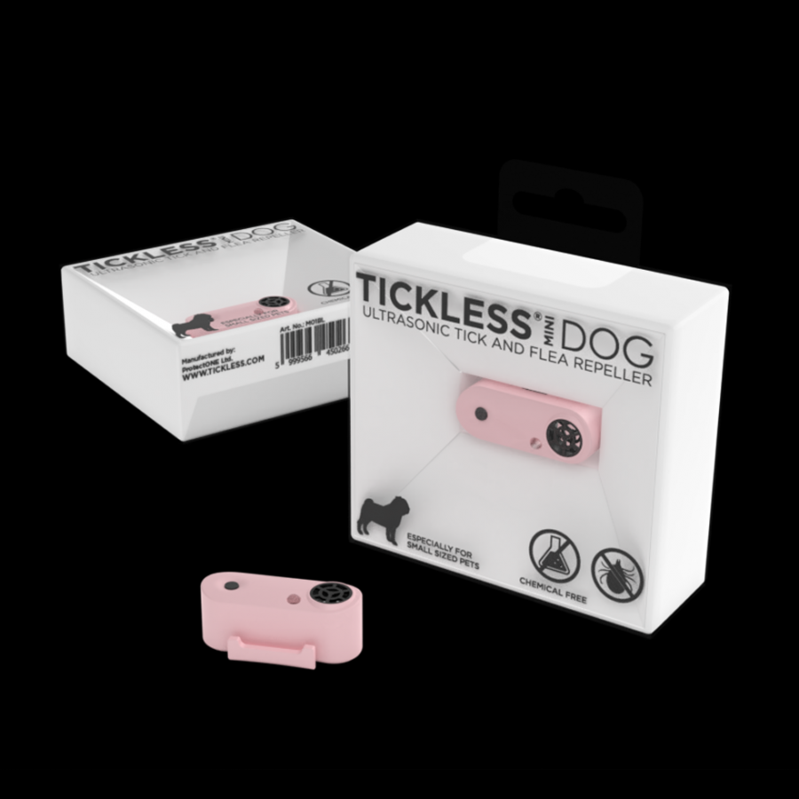 Tickless Mini Dog Roze oplaadbaar