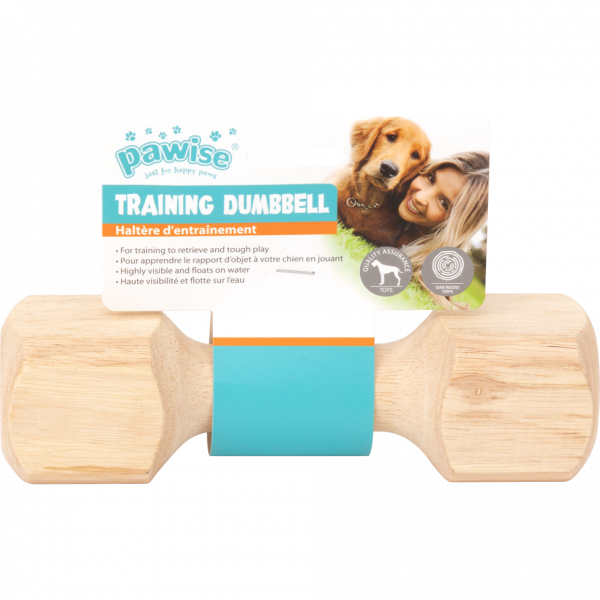 Pawise Wooden retrieving dumbbell m-20