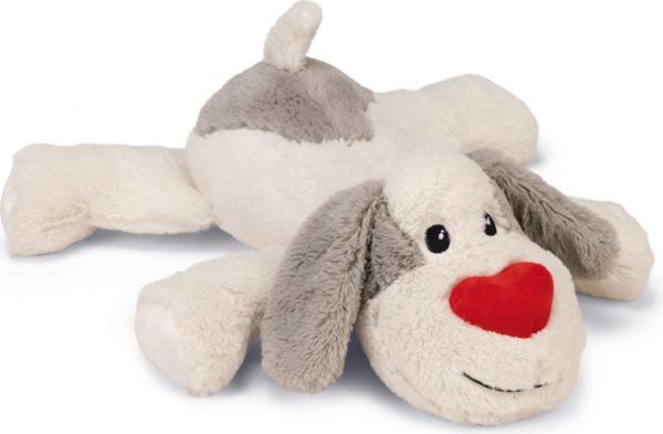 Beeztees XL-Knuffel Ties - Hondenspeelgoed - Pluche - Wit - 48x46x11 cm