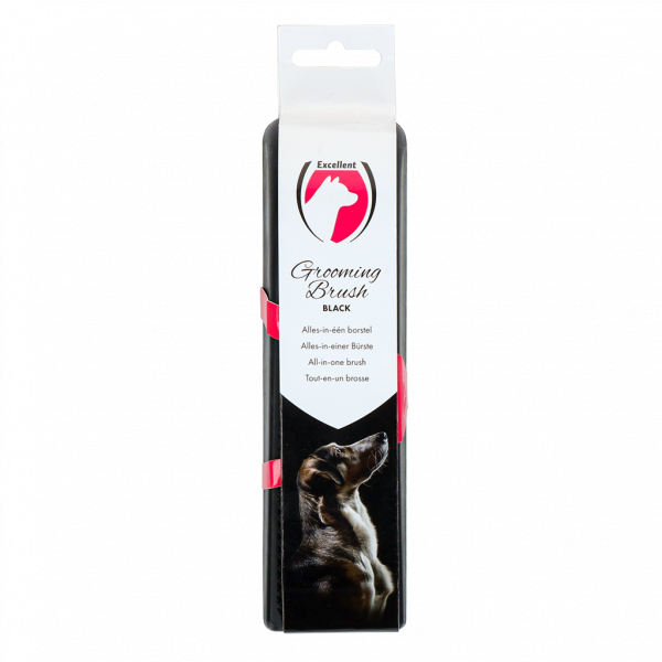 Excellent Pets Grooming Borstel Medium Zwart