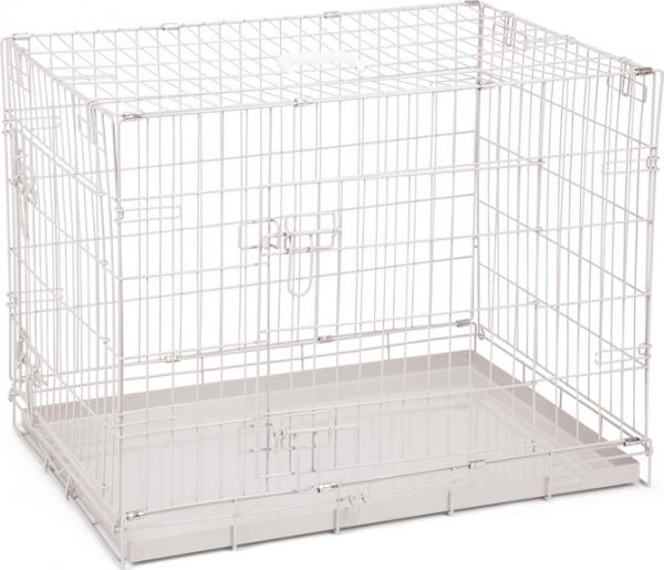 BEEZTEES  Hondenbench - 2 Deurs - Grijs - 78x55x61 cm
