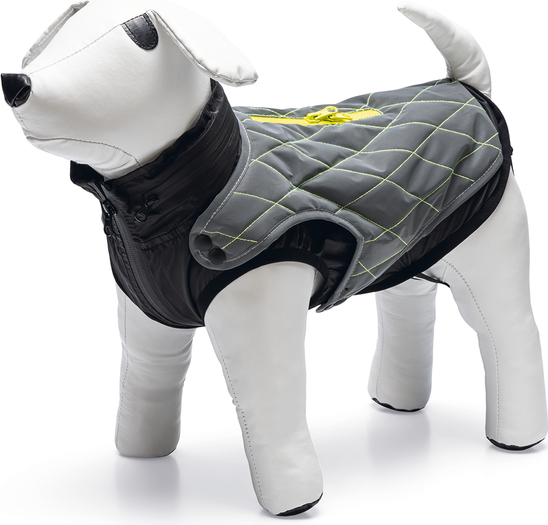 Beeztees Safety Gear Allia - Hondenjas - Reflecterend - Grijs - 48 cm