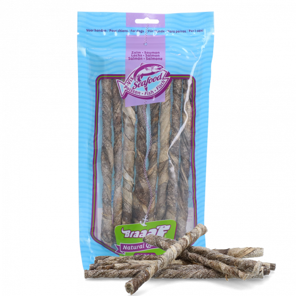 Braaaf Salmon roll sticks 20 cm 8 pcs afbeelding