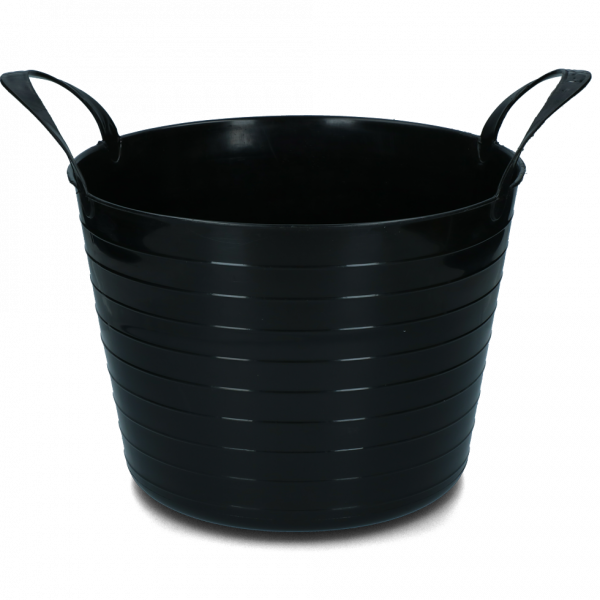 Emmer V-Trug Flexi zwart 40 l