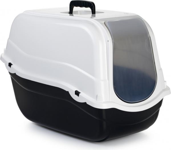 Beeztees Romeo - Kattenbak - Zwart"Wit - 57x39x41 cm afbeelding