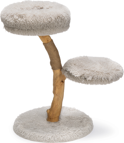 Designed by Lotte Zora - Krabpaal - Hout - Grijs - 50x50x72 cm