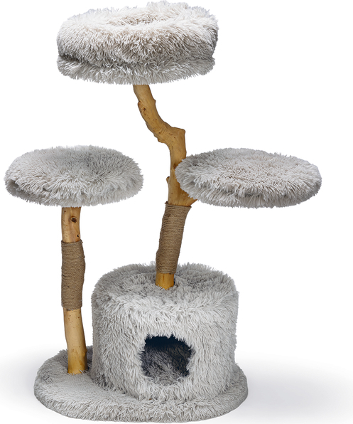 Designed by Lotte Ziza - Krabpaal - Hout - Grijs - 60x45x100 cm