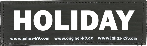 Julius-K9 label - Holiday