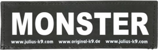 Julius-K9 label - Monster - 80 x 20mm