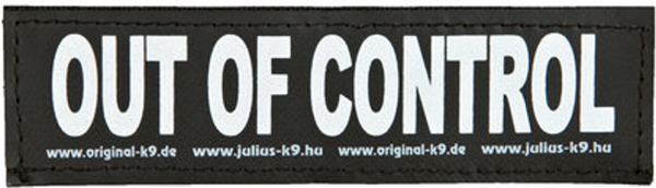Julius-K9 label - Out of control
