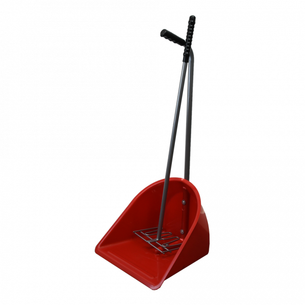 Mestboy opraapbak 78 cm + hark 85 cm rood afbeelding